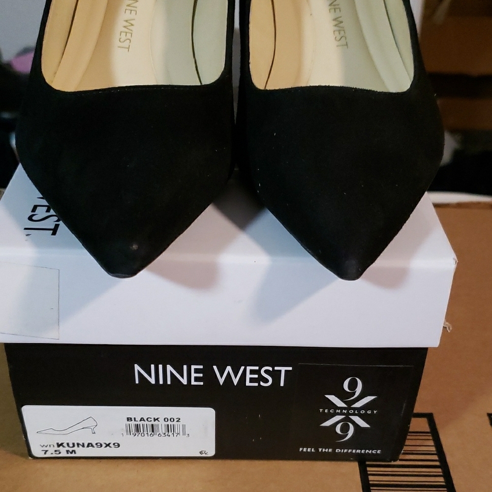Nine West Classic Black Pointed Heels